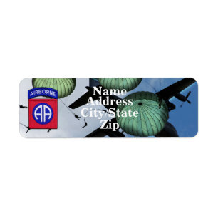 82nd ABN Airborne Division Label