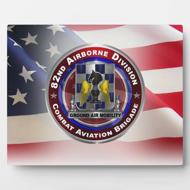 82nd Airborne Abteilung Luftfahrt Brigade Fotoplatte (Vorderseite)