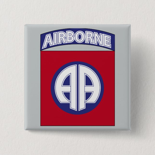 82nd Airborne Division - Kampf Service Button (Vorderseite)