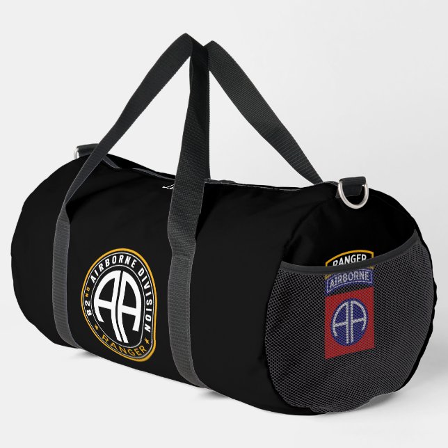 82nd Airborne Division Ranger Personalized Duffle Bag (Rechte Ecke)
