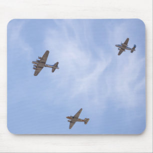 8355-Vintage Flugzeug des Zweiten Weltkriegs Mousepad