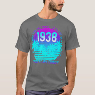 83. Geburtstag 1938 Vintage Ästhetik Sonnenunterga T-Shirt