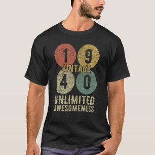 83. Geburtstag für Damen und Herren Retro 83 Jahre T-Shirt