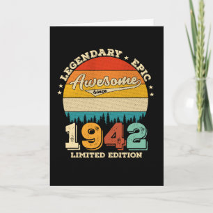 83 Jahre alt 1942 Retro Phantastisches 83. Geburts Karte
