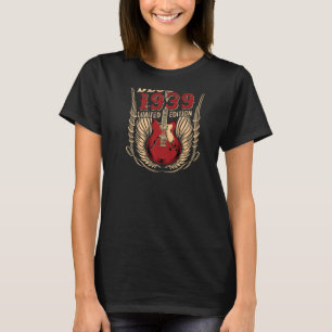83 Jahre alt Geburtstaggitarre Best of 1939 T-Shirt