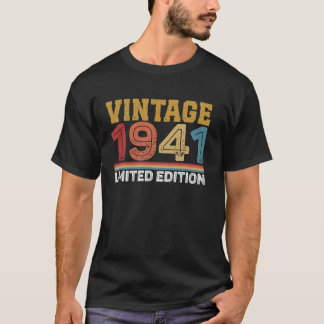 83 Jahre alt Vintag 1941 Limited Edition 83. Gebur T-Shirt