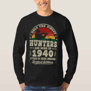 83 Jahre alte Hirschjagdjäger Vintag 1940 83. T-Shirt