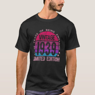 83 Jahre Vintag 1939 83. Geburtstag 2 T-Shirt
