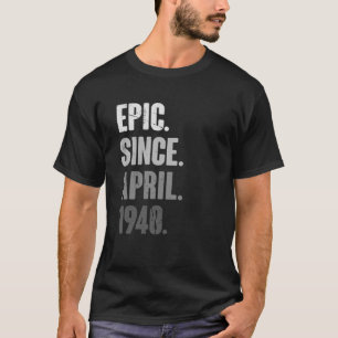 83 Jahre Vintag 1940 April Geburtstag 83. Deko T-Shirt
