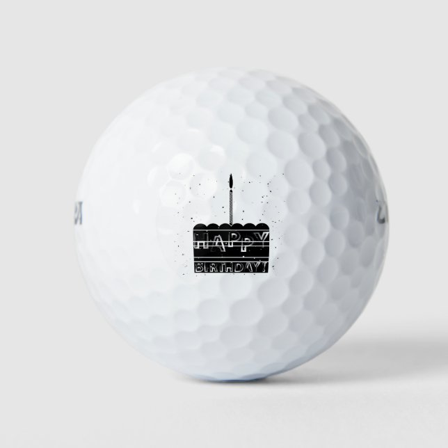 8488Happy Birthday Golfball (Vorderseite)