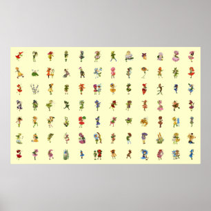 84 Blume Kinder Poster