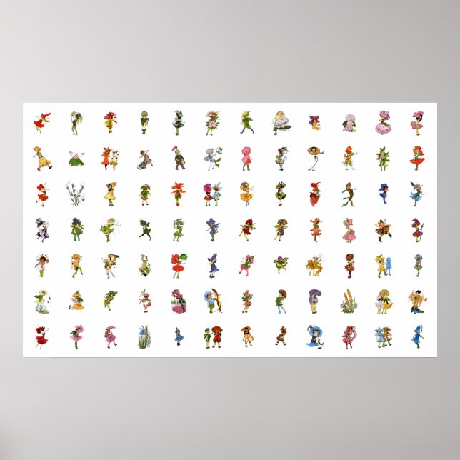 84 Blume Kinder Poster (Vorne)
