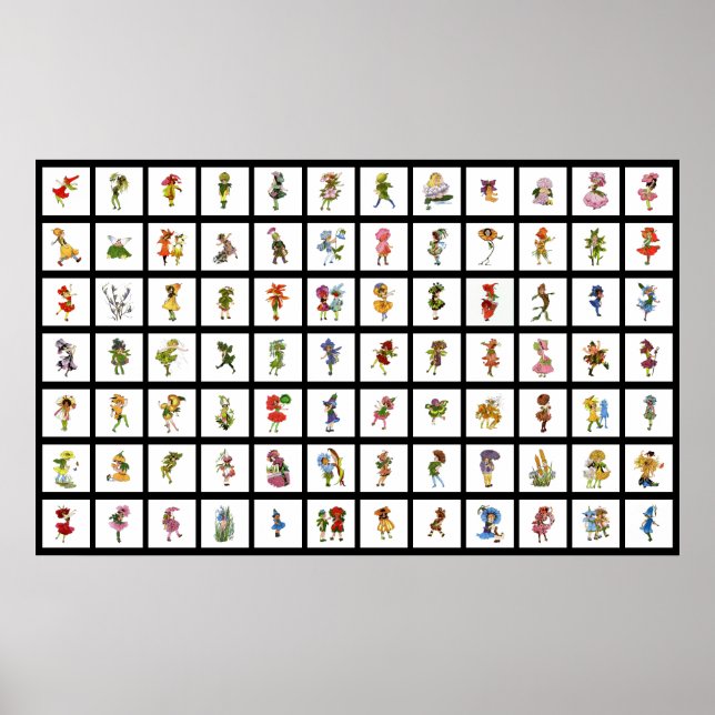 84 Blume Kinder Poster (Vorne)