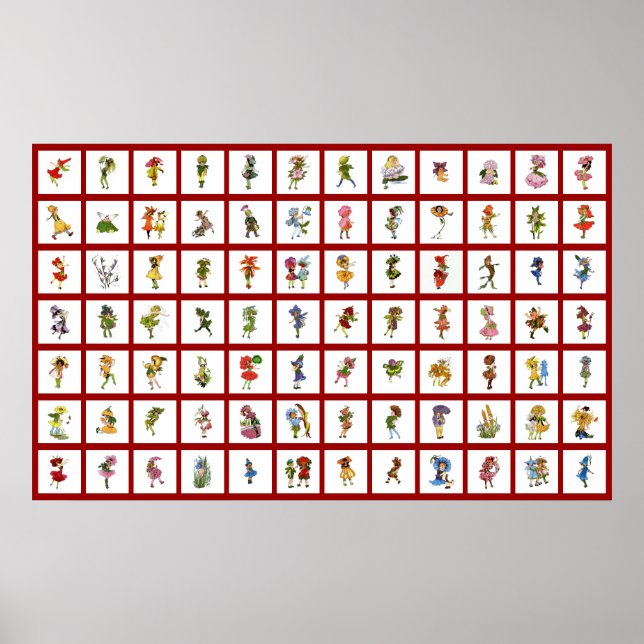 84 Blume Kinder Poster (Vorne)