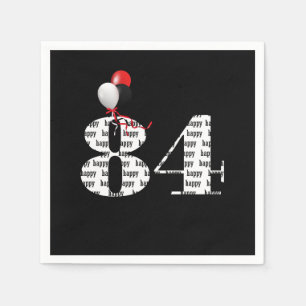 84. Geburtstagsballons Serviette