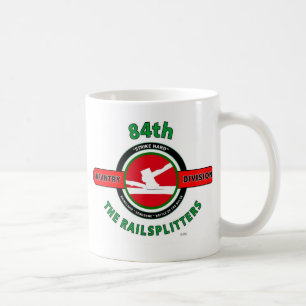 84. INFANTERIEDIVISION "die RAILSPLITTERS " Kaffeetasse