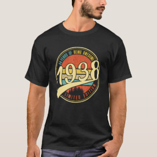 84-jähriger Tag Vintag 1938 84. Geburtstag T-Shirt
