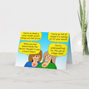 858 bin ich traurige Karten-Cartoonkarte Karte