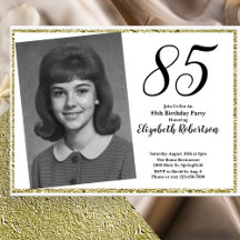85. Benutzerdefiniertes Foto-White und Gold-Geburt