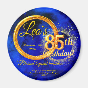 85. Geburtstag Magnet Geschenk/Andenken