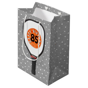 85. Geburtstag Pickleball auf Paddle Mittlere Geschenktüte