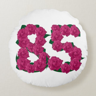 85. Geburtstag Rund-Throw-Kissen (16 Zoll) Rundes Kissen