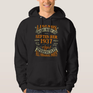 85. Geburtstagslegenden Geboren im September 1937 Hoodie