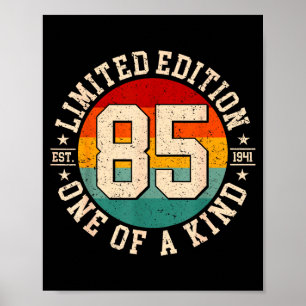 85 Jahre alte limitierte Auflage 1941 zum 85. Poster