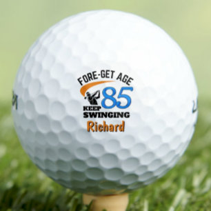 85 Lustiger Geburtstagsgeschenk Vater Blaues Desig Golfball