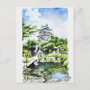 85: Takashima-Burg Postkarte