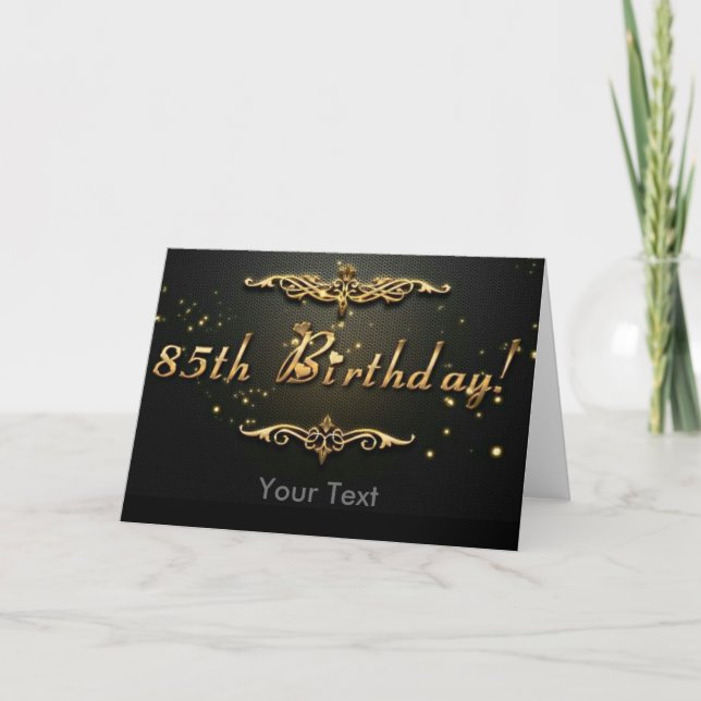 85th Geburtstag! Karte (Vorderseite)