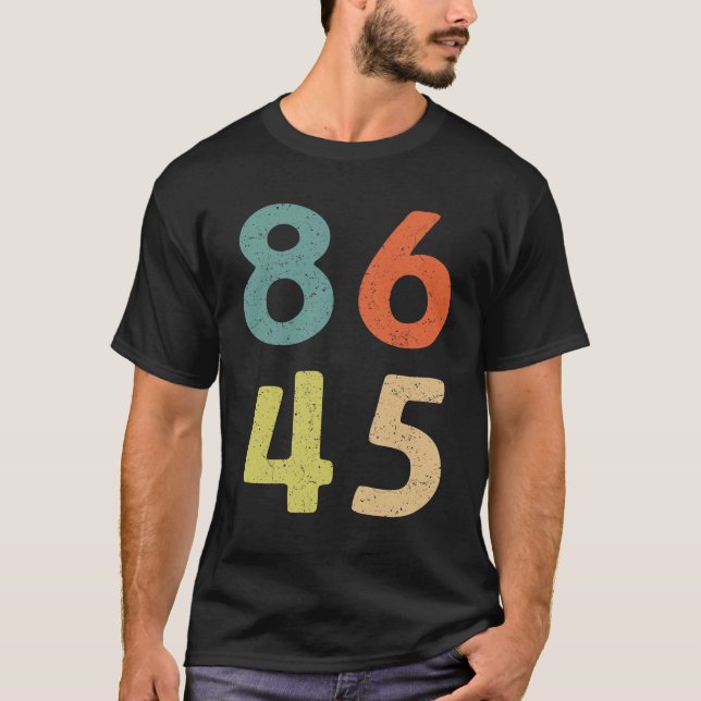 8645 2020 Anti-Trump T-Shirt (Vorderseite)
