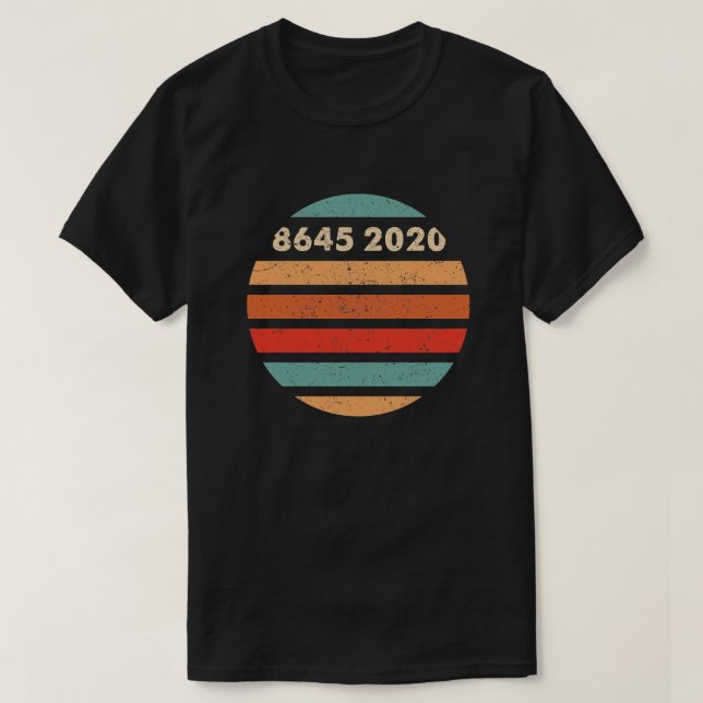 8645 2020 Anti-Trump T-Shirt (Design vorne)