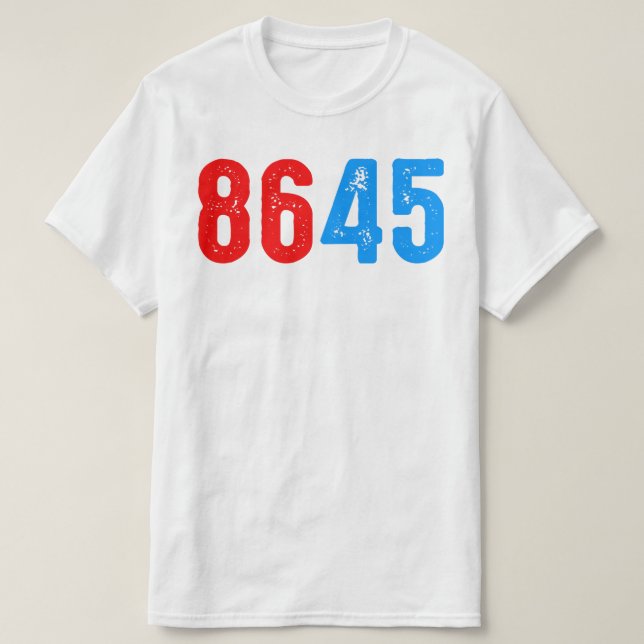 8645 ANTITRUMP T-Shirt (Design vorne)