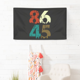 8645 Politischer Anti Trump Banner