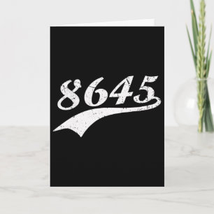 8645 T-Shirt. Anti-Trump-Impeachment-T-Shirts.1 Karte
