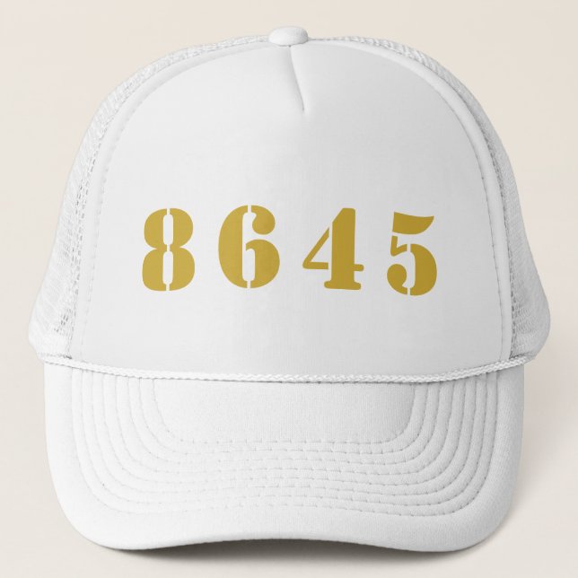 8645 Trucker Hat #Biden #2020election Truckerkappe (Vorderseite)