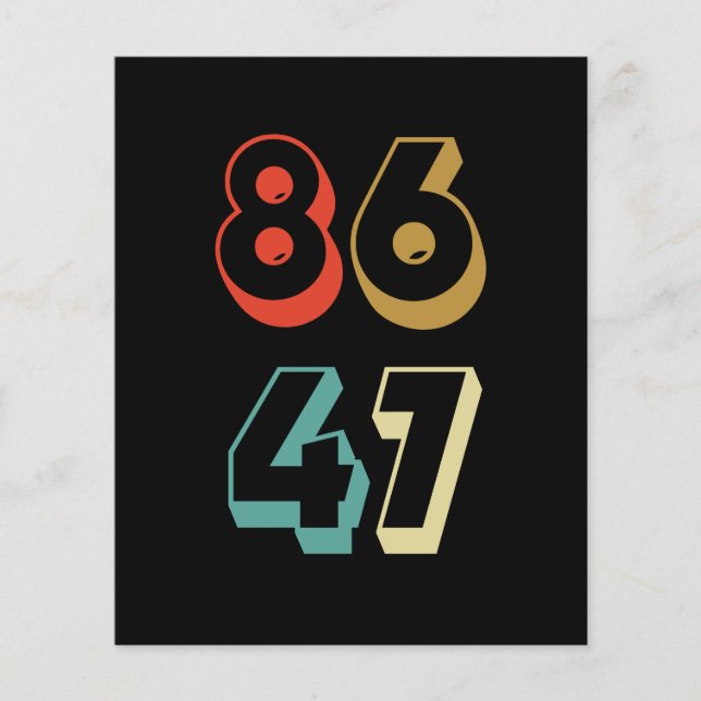 8647 Ant-Trump Flyer (Vorne)