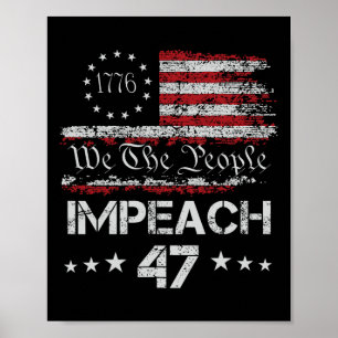 8647 Anti Trump Absetzen Trump Absetzen 47 Widerst Poster