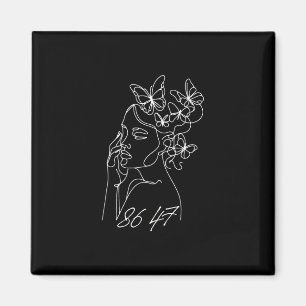 8647 Anti Trump Blumen Widerstand 86 47 Verklage T Magnet