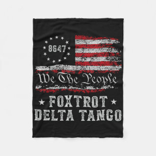 8647 Anti Trump Foxtrots Deltas Tangos Impeach 47 Fleecedecke