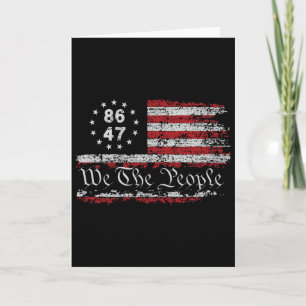 8647 Anti Trump Impeach Trump Impeach 47 Resist 86 Karte