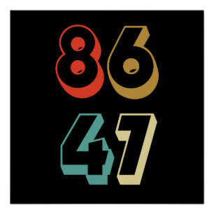 8647 Anti-Trump Poster