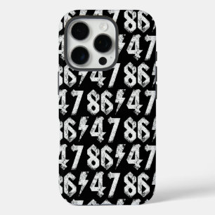 8647 Anti Trump Retro Vintag 80er Rock Style iPhone 16 Pro Hülle