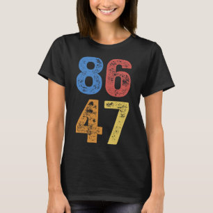 8647 Anti-Trump subtiler Widerstand Protest  T-Shirt