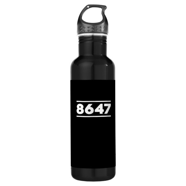 8647 - Antifascism Design Classic Design Edelstahlflasche (Vorderseite)