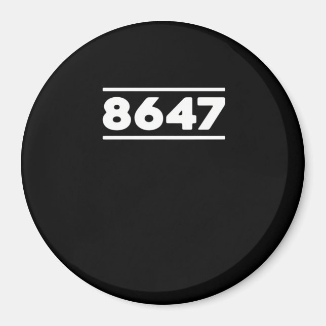 8647 - Antifascism Design Classic Design Magnet (Vorne)