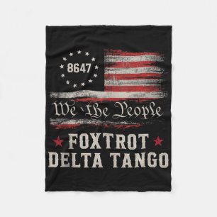 8647 Foxtrots Deltas Tangos Amerika Flagge Tank To Fleecedecke