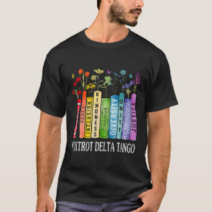 8647 Foxtrots Tangos Deltas Book Blume Resist Boo T-Shirt