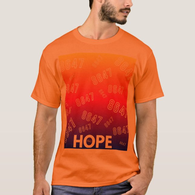 8647 HOPE, fokussiert T-Shirt (Vorderseite)